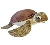 Wild Republic Cuddlekins Jumbo Tortuga Marina Verde, Animales de Peluche, 76 cm, Regalo Recién Nacido, Peluches para Niños, Juguete de Peluche, Peluches para Niñas, Elaborado con Botellas Recicladas