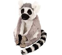 Wild Republic Cuddlekins Mini Anillo de lémur de Cola, Animales de Peluche, 20 cm, Regalo Recién Nacido, Peluches para Niños y Niñas, Juguete de Peluche, Elaborado con Botellas Recicladas