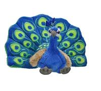 Wild Republic Cuddlekins Mini Pavo Real, Animales de Peluche, 20 cm, Regalo Recién Nacido, Peluches para Niños, Juguete de Peluche, Peluches para Niñas, Elaborado con Botellas Recicladas