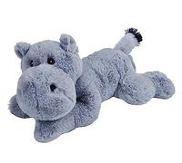 Wild Republic Ecokins Hipopótamo, Animales de Peluche, 30cm, Regalos Ecológicos para Niños que Respetan el Medio Ambiente, Peluche Mini, Hecho a Mano con Botellas de Plástico Reciclado