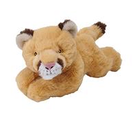 Wild Republic Ecokins Mini León de montaña, Animales de Peluche, 20 cm, Regalos Ecológicos para Niños Que Respetan el Medio Ambiente, Peluche Mini, Hecho a Mano con Botellas de Plástico Reciclado