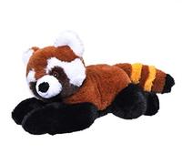 Wild Republic Ecokins Mini Panda Rojo, Animales de Peluche, 20 cm, Regalos Ecológicos para Niños Que Respetan el Medio Ambiente, Peluche Mini, Hecho a Mano con Botellas de Plástico Reciclado