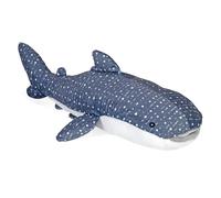 Wild Republic – Peluche Ecokins Tiburón Ballena – 30 cm, Azul – Plástico reciclado