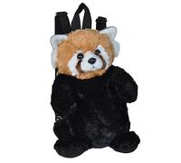 Wild Republic Felpa Panda Felpa roja en Forma de Mochila, Juguete para niños 36 cm