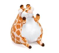 Wild Republic Flipkins Giraffe, Peluche, 12 cm, Juguete de Felpa, Relleno de Botellas de Agua Recicladas Hiladas