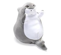 Wild Republic Flipkins Great White Shark, Animal de Peluche, 12 cm, Juguete de Peluche, Relleno de Botellas de Agua Recicladas