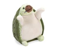 Wild Republic Flipkins Green Sea Turtle, Animal de Peluche, 12 cm, Juguete de Peluche, Relleno de Botellas de Agua Recicladas