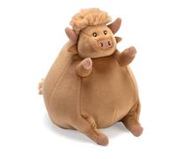 Wild Republic Flipkins Highland Cow, Peluche, 12 cm, Juguete de Peluche, Relleno de Botellas de Agua Recicladas