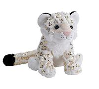 Wild Republic Foilkins Leopardo de Nieve, de Animal de Peluche achuchable, 30 cm, niños, Peluche para bebés recién Nacidos, Relleno de Botellas de Agua recicladas