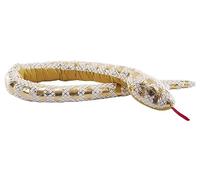 Wild Republic Foilkins Snakes Lemon Blast Ball Python, Peluche, 137 cm, Regalo para niños, Juguete de Felpa, Relleno de Botellas de Agua recicladas