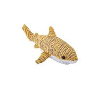 Wild Republic Foilkins Tiburón Tigre, de Animal de Peluche achuchable, 30 cm, niños, Peluche para bebés recién Nacidos, Relleno de Botellas de Agua recicladas