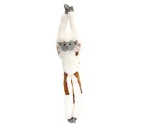 Wild Republic - Hanging Monkey, mono de peluche tití cabeza, 51 cm, color blanco (15251)
