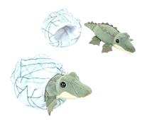Wild Republic Hatchling Crocodile, Peluche, 15 cm, Juguete de Peluche, Relleno de Botellas de Agua Recicladas