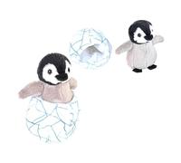 Wild Republic Hatchling Pingüino, Peluche, 15 cm, Relleno de Botellas de Agua recicladas