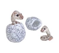 Wild Republic Hatchling Snake, Peluche, 15 cm, Juguete de Peluche, Relleno de Botellas de Agua Recicladas