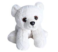 Wild Republic Hug'ems Plush, Polar Bear Baby Cuddly Soft Toy, 18 cm Oso Peluche para bebé, Color (16246)