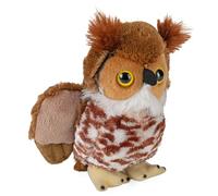 Wild Republic- Hug'Ems Búho cornudo Animal,Owl, Color Gran cornado, Small (19461)