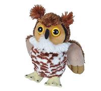Wild Republic- Hug'Ems Búho cornudo Animal,Owl, Color Gran cornado, Small (19461)
