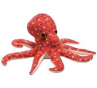 Wild Republic Hug’ems Pulpo, Mini Peluches, Peluches Suaves y Blanditos, 17 cm, Regalo para Bebés Original, Muñecos de Peluche, Relleno Elaborado con Botellas de Agua Recicladas