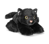 Wild Republic - Hug'ems, Peluche Gato, 18 cm, Negro (18089)