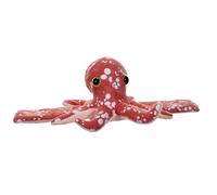 Wild Republic Huggers Glow Pulpo, Peluche, 20 cm, Pulsera de Golpe, Peluche, El Relleno es de Botellas de Agua Recicladas