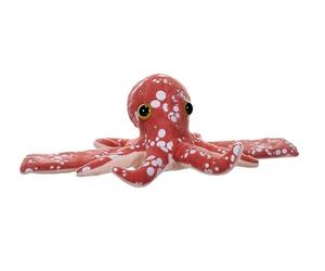 Wild Republic Huggers Glow Pulpo, Peluche, 20 cm, Pulsera de Golpe, Peluche, El Relleno es de Botellas de Agua Recicladas