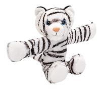 Wild Republic - Huggers, Tigre Blanco peluche con brazalete de presión integrado, 20 cm (19560)
