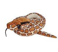 Wild Republic Jumbo Serpiente de peluche pitón de la India (Python molurus), 280 cm