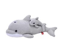 Wild Republic Mom and Baby Dolphin, Stuffed Animal, 14 inches, Gift for Kids, Plush Toy, Fill is Spun Recycled Water Bottles