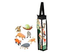 Wild Republic Nature Tube Land Critters, Figuras de Juguete, Juguetes Educativos, Set de Juego Interactivo