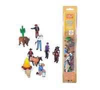 Wild Republic Nature Tube Salvaje Oeste, Animal Figurine Tube, Diez Especies de Salvaje Oeste Animales, Figuras Coleccionables, Regalo para Niños, Animales de Plástico, Juego Interactivo