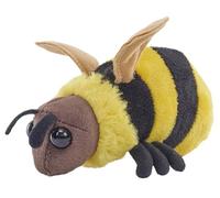 Wild Republic Pocketkins Eco Abeja, Peluche, 12 cm, Juguete de Peluche, Hecho de Materiales Reciclados, Ecológico