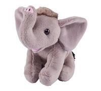 Wild Republic Pocketkins Eco Elefante, Peluche, 12 cm, Juguete de Peluche, Hecho de Materiales Reciclados, Ecológico