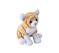 Wild Republic Pocketkins Eco Gato Atigrado Naranja, Peluche, 12 cm, Juguete de Peluche, Hecho de Materiales Reciclados, Ecológico