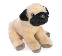 Wild Republic Pocketkins Eco Pug, Peluche, 12 cm, Juguete de Peluche, Hecho de Materiales Reciclados, Ecológico