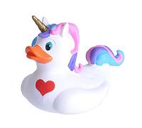 Wild Republic Rubber Duck Unicornio, Patos de Goma, Regalos para Bebé, Juguetes para la Bañera, Niños y Adultos, 10 cm