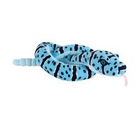 Wild Republic Snakes Eco Cascabel Azul, Animal de Peluche, 137 cm, Juguete de Peluche, Relleno de Botellas de Agua Recicladas Hiladas, Ecológico