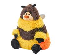 Wild Republic Snuggleluvs, Abeja, Peluche con Peso, 38 cm, Regalo para Niños, Juguete de Peluche, Relleno de Botellas de Agua Recicladas Hiladas