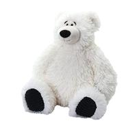 Wild Republic Snuggleluvs, Oso Polar, Peluche con Peso, 38 cm, Regalo para Niños, Juguete de Peluche, Relleno de Botellas de Agua Recicladas Hiladas