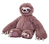 Wild Republic Snuggleluvs, Perezoso, Peluche con Peso, 38 cm, Regalo para Niños, Juguete de Peluche, Relleno de Botellas de Agua Recicladas Hiladas