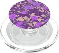 Wild Rose Roses Flores púrpura Rosa patrón Floral PopSockets PopGrip para MagSafe