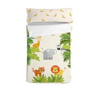 Wild Saco nórdico Multicolor, 105x200 cm (Cama 105) Sin Relleno, 100% Algodón (Exterior) 100% Poliéster (Relleno), Calidad de 150