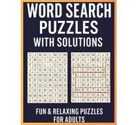 Wild Safari Word Search Puzzles with Solutions: Fun Animal-Themed Brain Games for Adults
