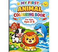 Wild, Sea and Farm Animals Coloring Book for Kids Ages 3-6: Fun and Easy Farm, Wild & Sea Animal Coloring Pages for Toddlers and Preschoolers | Simple ... (My First Learning Adventures Series)