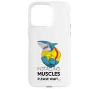 Wild Shark Loading Muscle In Gym Novelty Graphic Designs Carcasa para iPhone 15 Pro MAX