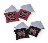Wild Sports NCAA South Carolina Gamecocks - Juego de 8 pufs de Doble Cara, Color del Equipo