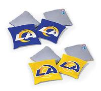 Wild Sports NFL Los Angeles RAMS - Juego de 8 pufs de Doble Cara, Color del Equipo