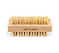 Wild & Stone Cepillo de uñas de madera de sisal natural | Madera de haya y fibras de sisal FSC | Vegano y sin plástico (paquete de 1)