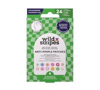 Wild Stripes - Anti-Pimple Patches Groovy Recover - Parches coloridos con hidrocoloide y ácido hialurónico para cuidado diurno y nocturno - Antiacné y puntos negros - Piel con imperfecciones - 24 uds