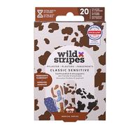 Wild Stripes Juego de tiritas Rodeo Ranch - Apósitos para heridas para niños y adultos con estampado de vaquero, sensibles y respetuosos con la piel, resistentes al agua, protección 24 horas, tiritas